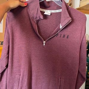 Pink zip up